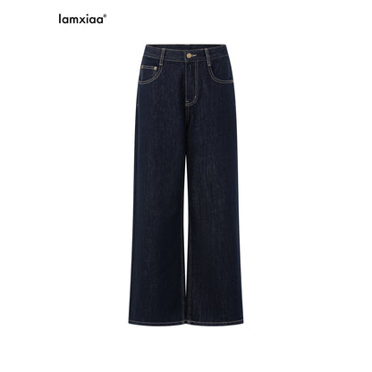 iamxiaa_Vintage_Contrast_Stitch_Fancy_Pocket_Slimming_Women&