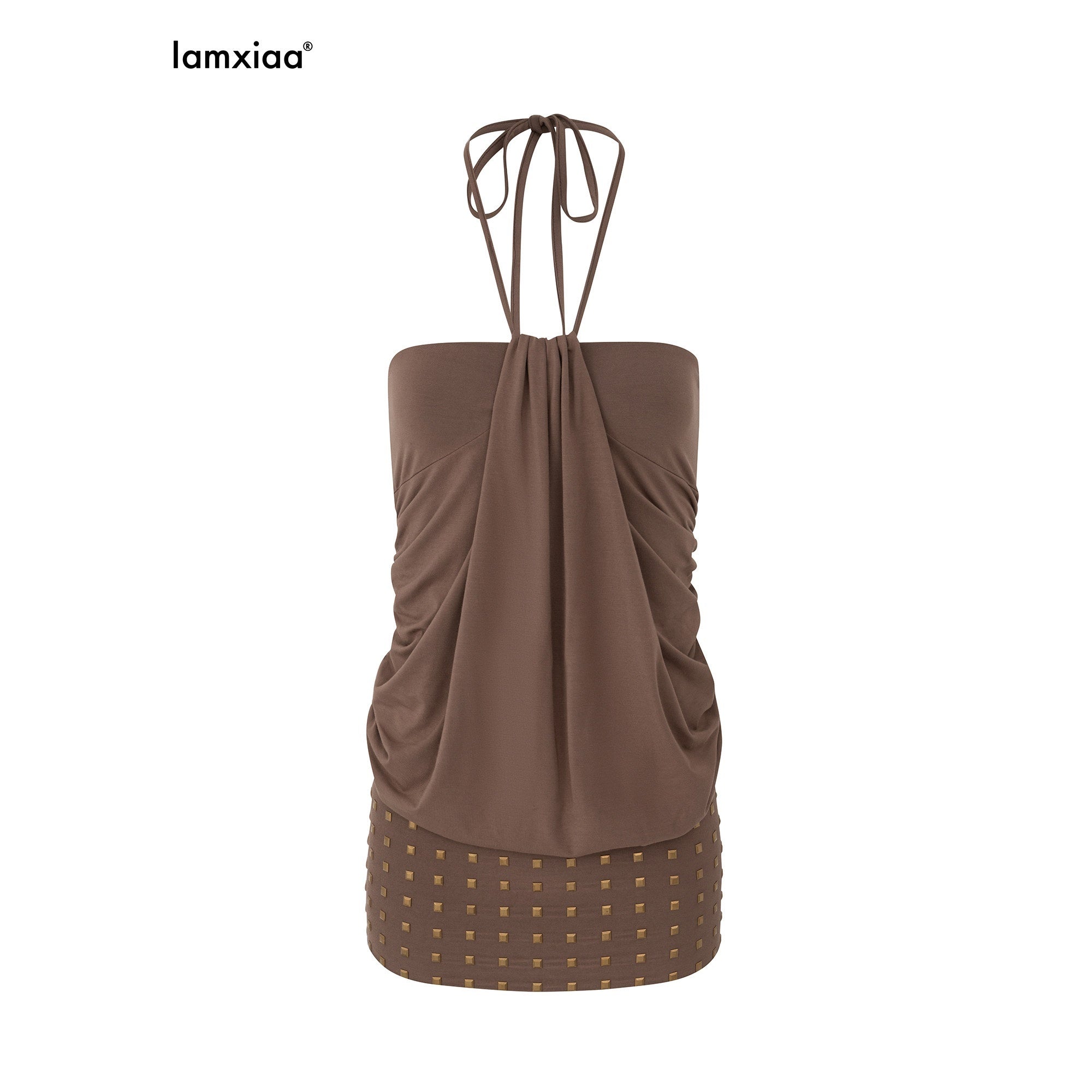 iamxiaa_Vintage_Studded_Lace_Up_Halter_Waist_Cinched_Women&