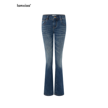 iamxiaa_Vintage_Wash_Retro_Low_Rise_Straight_Flare_Women&
