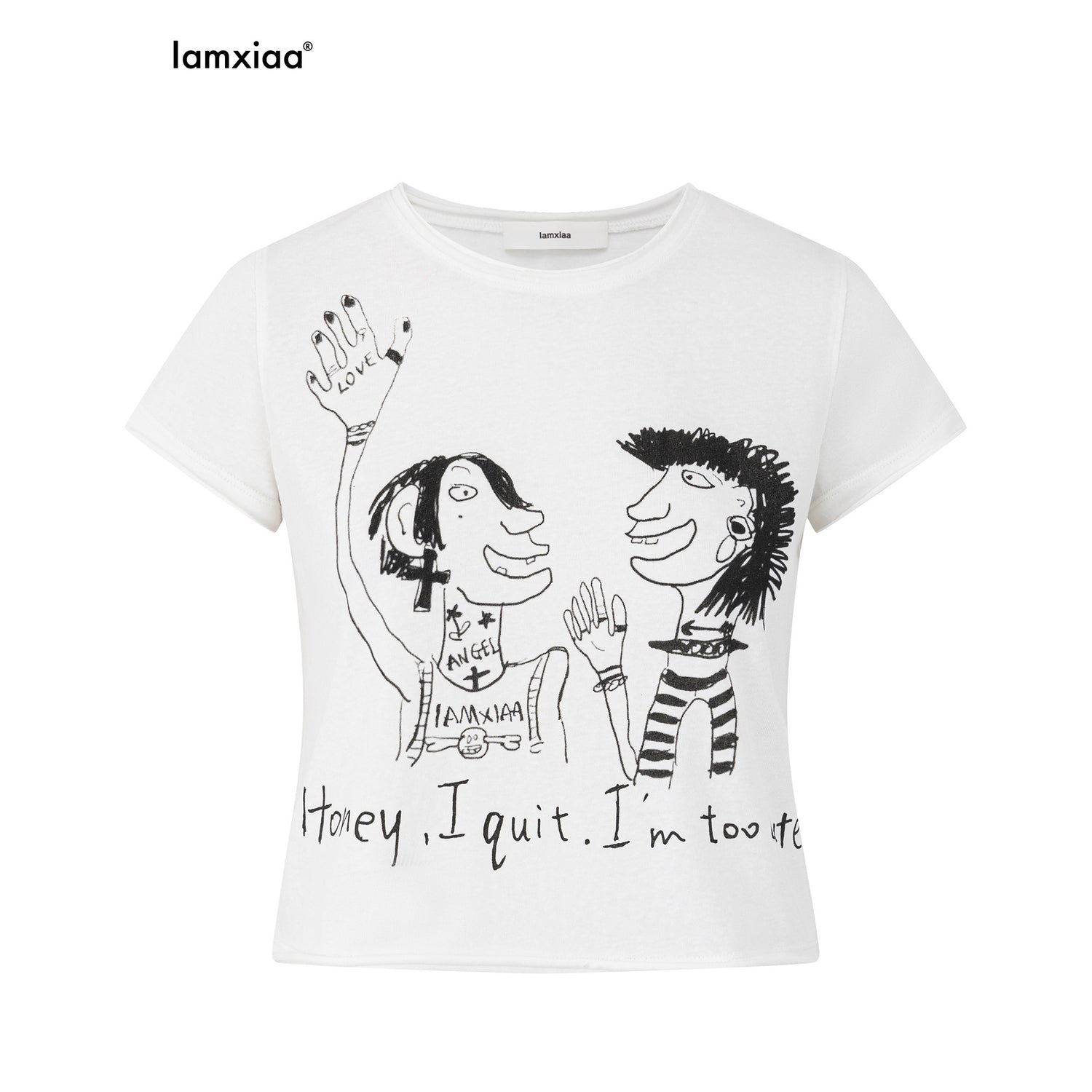iamxiaa_Visual_Graffiti_Print_Rolled_Hem_Crewneck_Women&