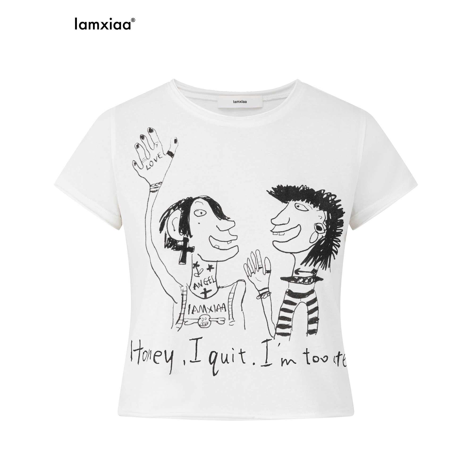 iamxiaa_Visual_Graffiti_Print_Rolled_Hem_Crewneck_Women&