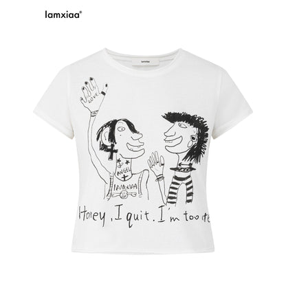 iamxiaa_Visual_Graffiti_Print_Rolled_Hem_Crewneck_Women&