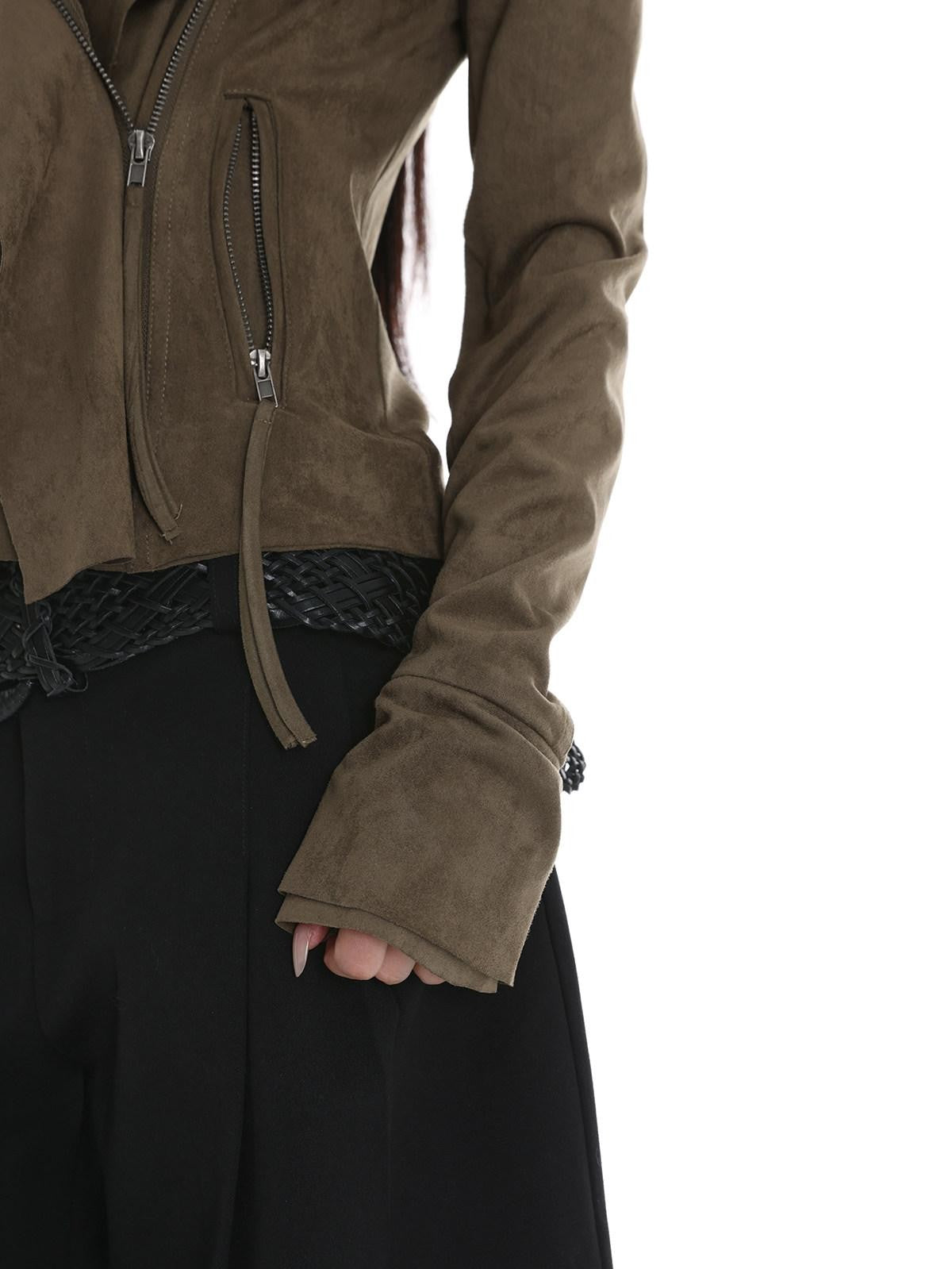 iamxiaa Visual Lapel Sculpted Tailoring Slim Women&
