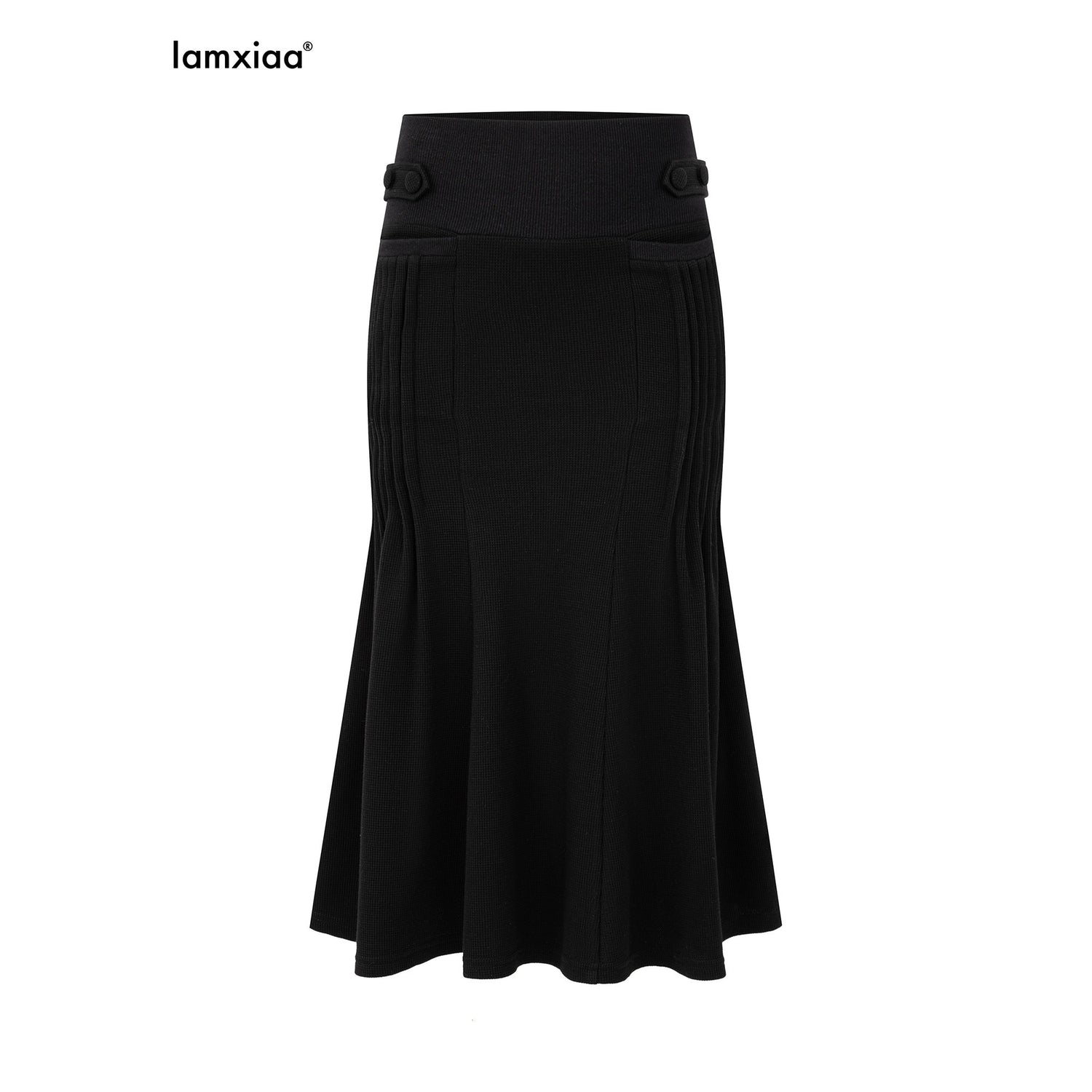 iamxiaa_Waffle_Cropped_Vest_Strapless_Mermaid_Women&