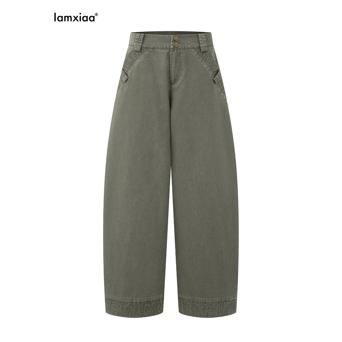 iamxiaa_Washed_Embroidered_Low_Waist_Pure_Cotton_Women&