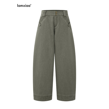 iamxiaa_Washed_Embroidered_Low_Waist_Pure_Cotton_Women&
