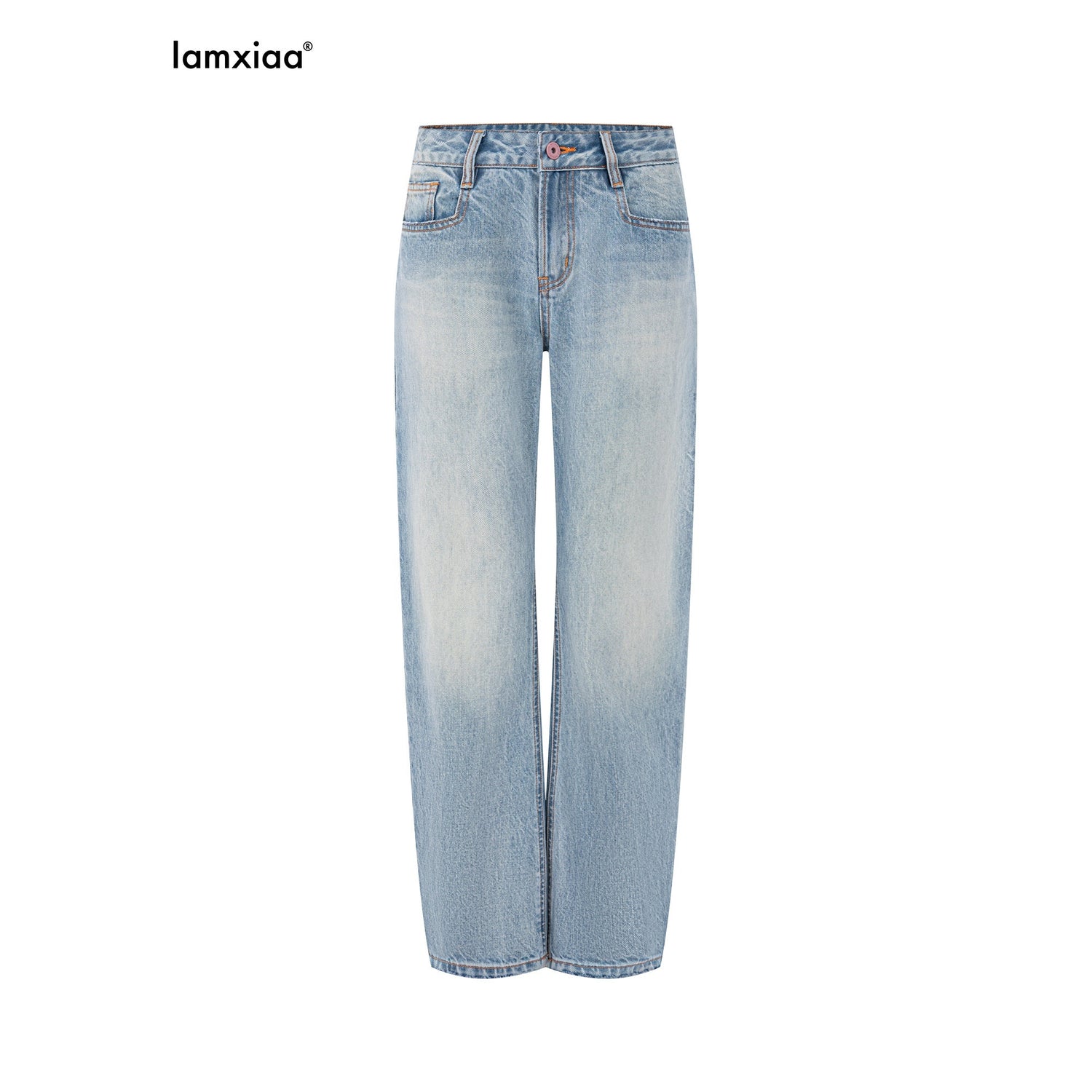 iamxiaa_Washed_Light_Blue_Low_Rise_Frayed_Hem_Women&