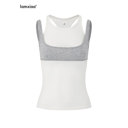 iamxiaa_White_Gray_Contrast_Racerback_Slim_Layered_Women&