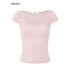 iamxiaa_Wing_Print_Heart_Neckline_Cap_Sleeve_Women&