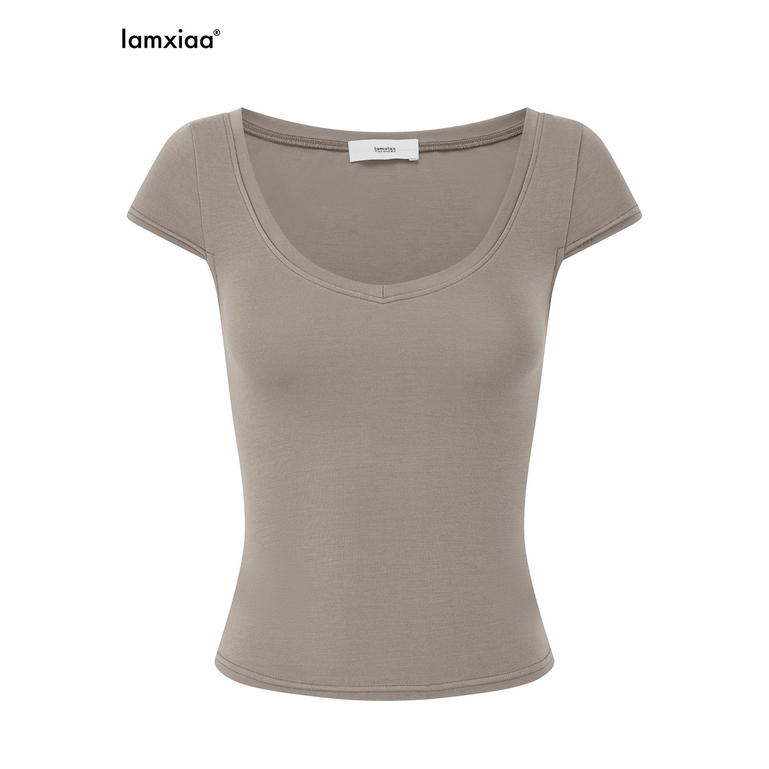 iamxiaa_Wing_Print_Heart_Neckline_Cap_Sleeve_Women&