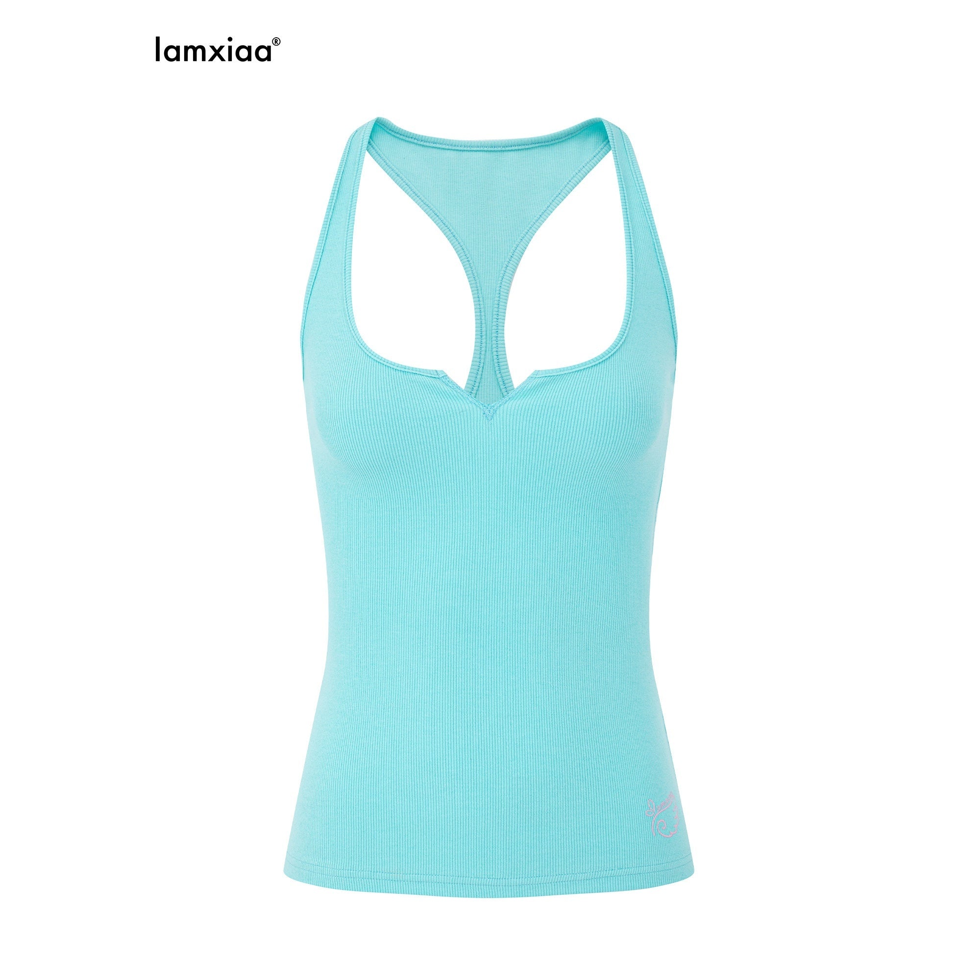 iamxiaa_Wing_Print_Rib_Knit_U_Neck_Triangle_Slit_Racerback_Women&