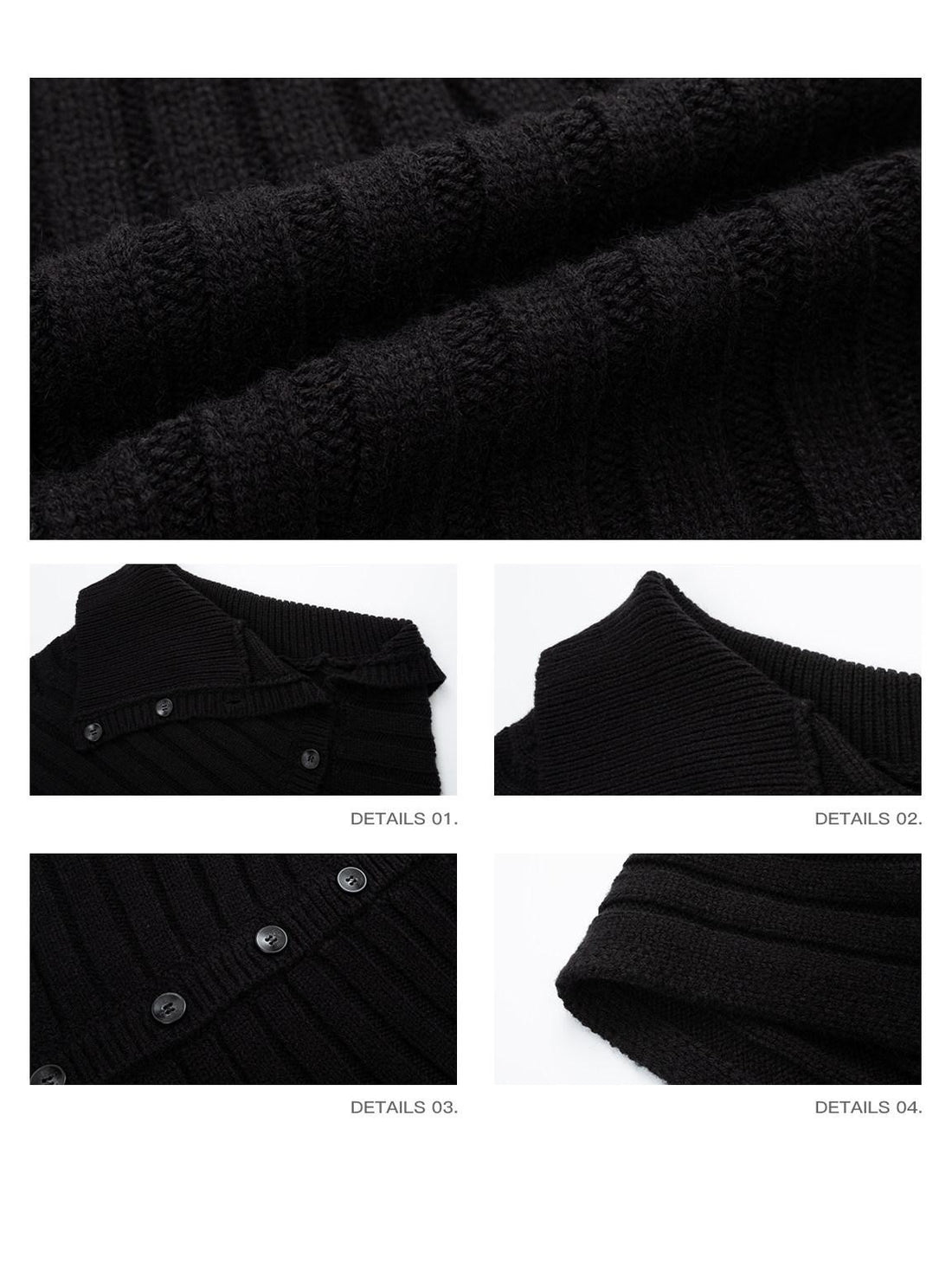 iamxiaa Wrap Shawl Collar Off Shoulder Side Button Women&