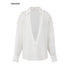 iamxiaa_Wrinkled_Texture_Deep_V-neck_Shoulder_Strap_Convertible_Sleeve_Women&