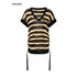 iamxiaa_Yellow_Black_Striped_Openwork_V-neck_Batwing_Women&