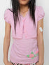 in_two_twos_Bubble_Sleeve_Lace_V-neck_Cotton_Women&