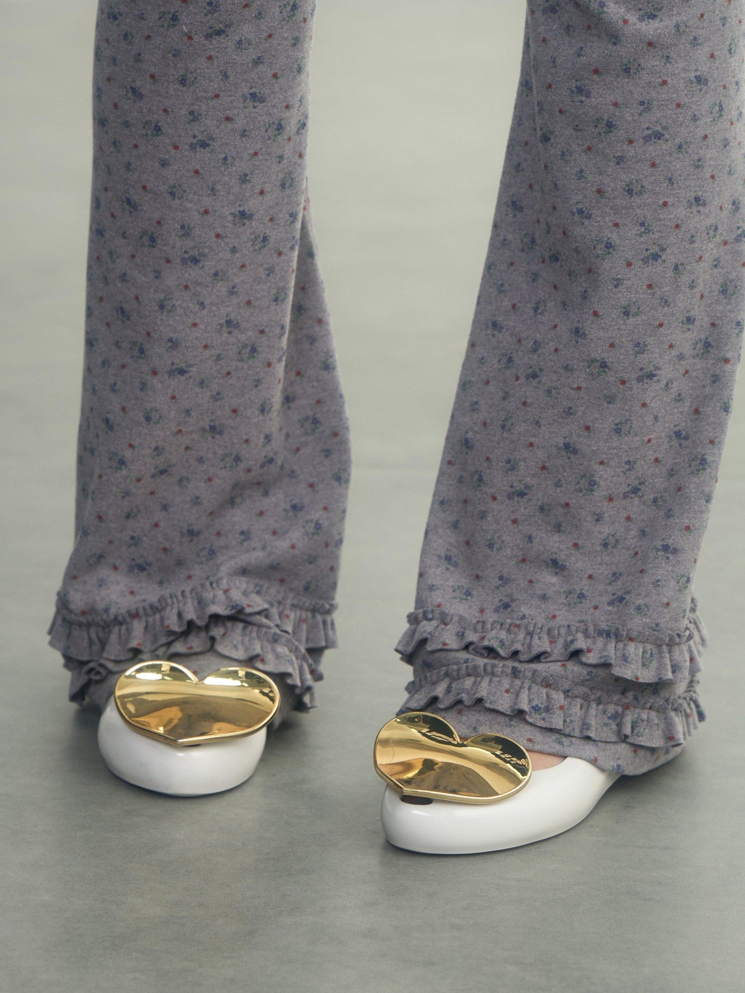 in two twos Derong Allover Floral Micro Flare Women&