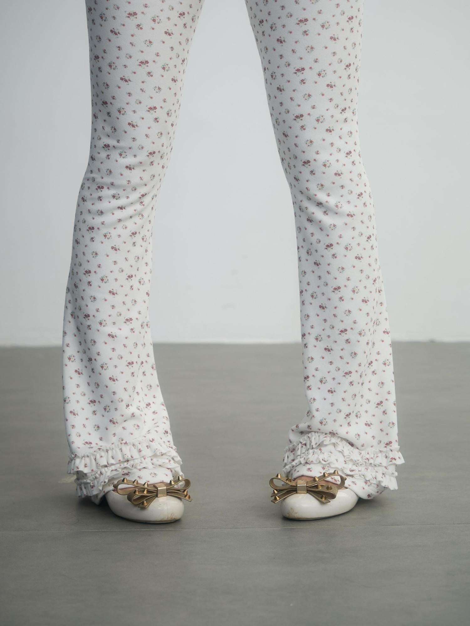 in two twos Derong Allover Floral Micro Flare Women&