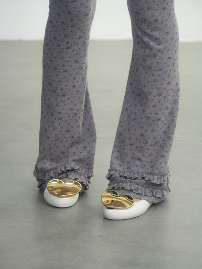 in two twos Derong Allover Floral Micro Flare Women&