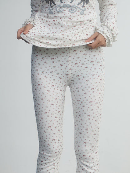 in two twos Derong Allover Floral Micro Flare Women&