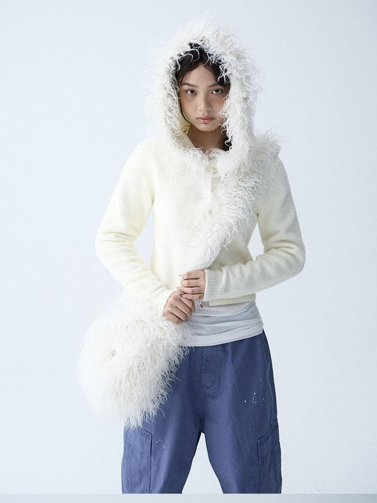 in two twos Fuzzy Large Capacity Crossbody Unique Design Women&