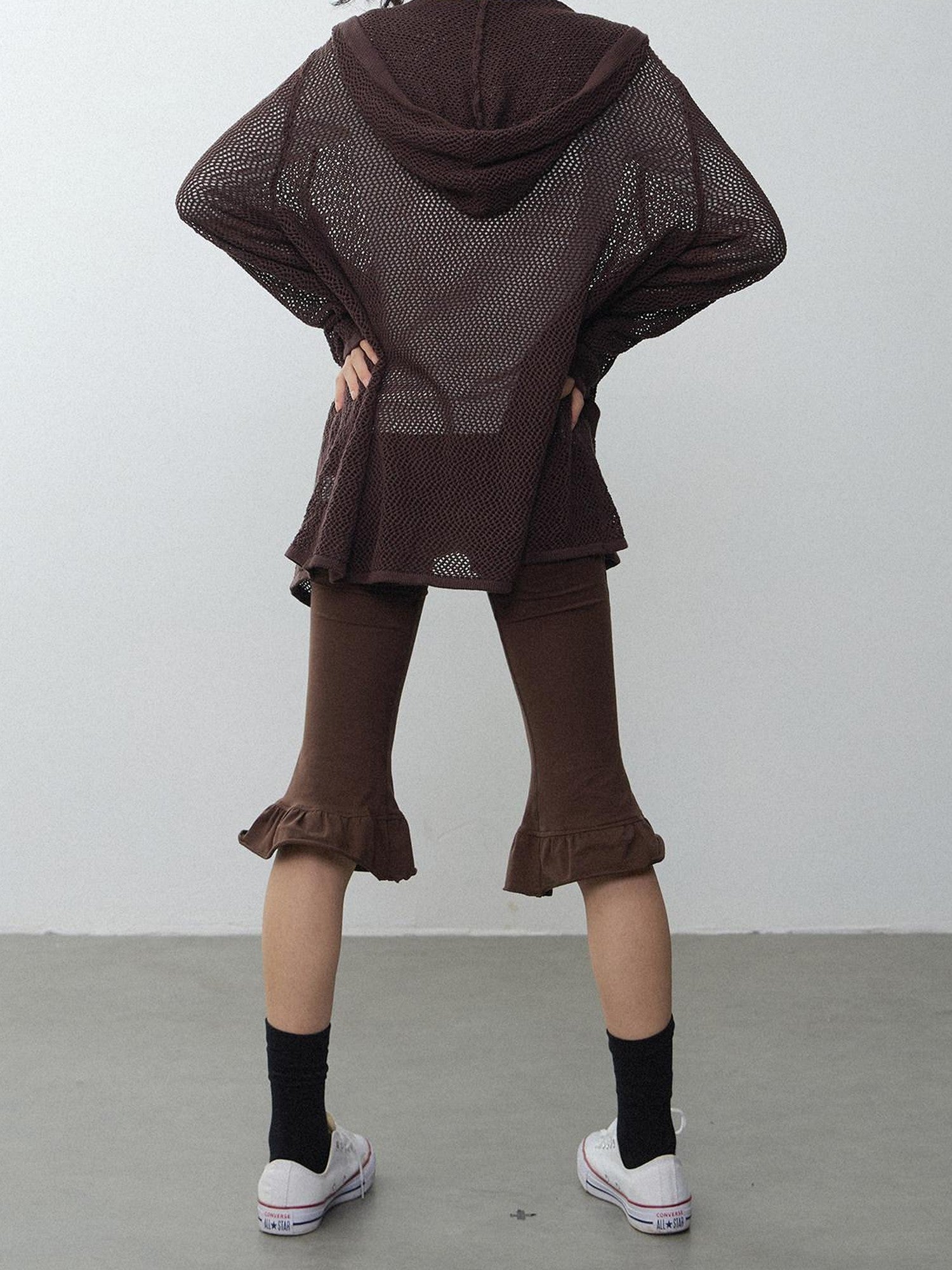 in two twos Ladybug Cutout Hooded Long Sleeve Knit Women&