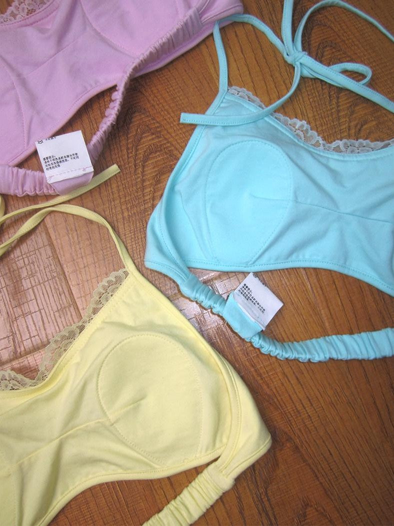 in two twos Mint Green Colorful Lace Halter Women&