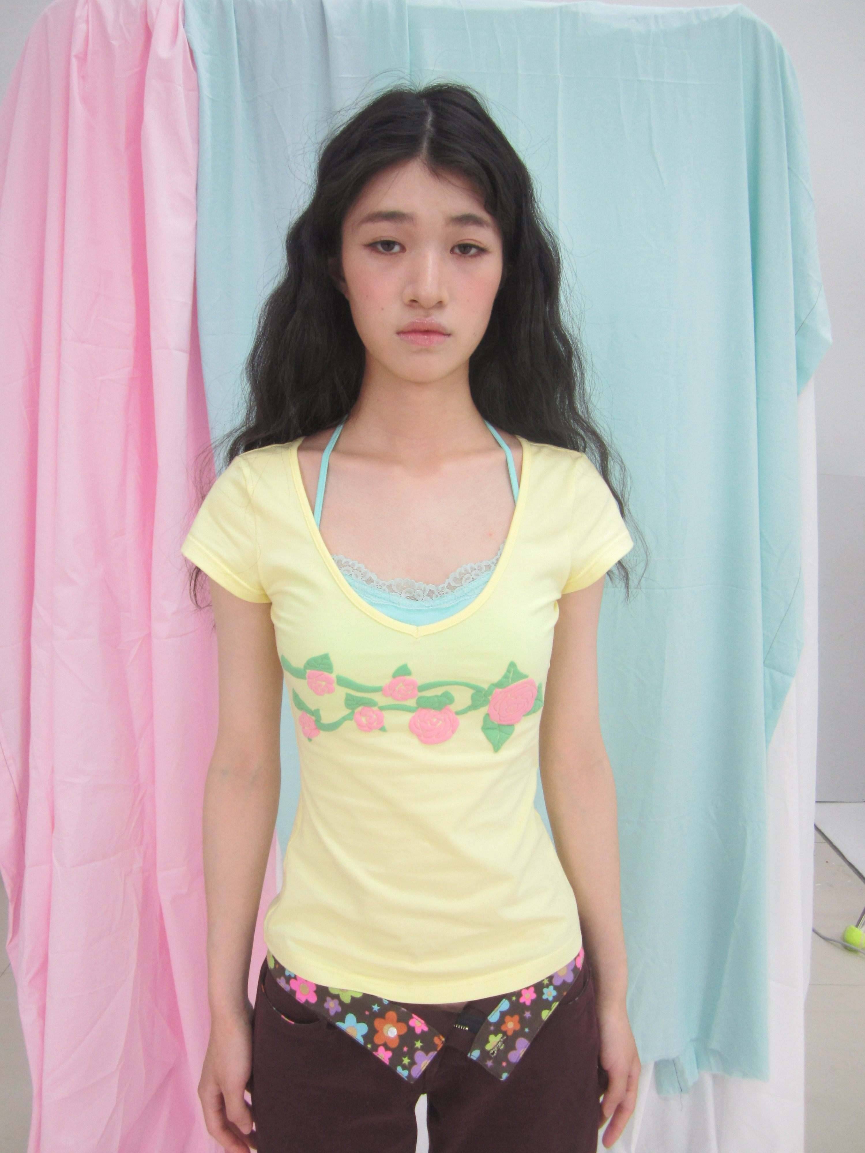 in_two_twos_Mint_V-neck_Cinched_Waist_Floral_Women&