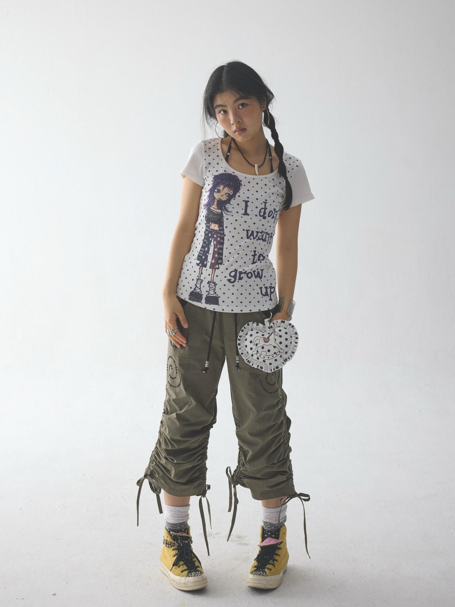 in two twos Polka Dot Comic Print Women&