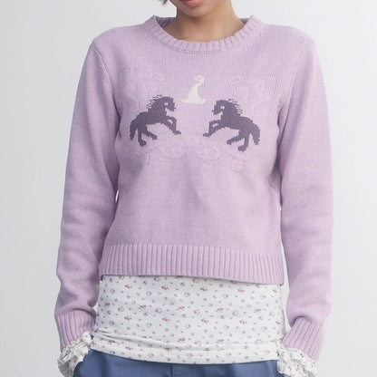 in_two_twos_Retro_Fairy_Tale_Pony_Intarsia_Knit_Women&