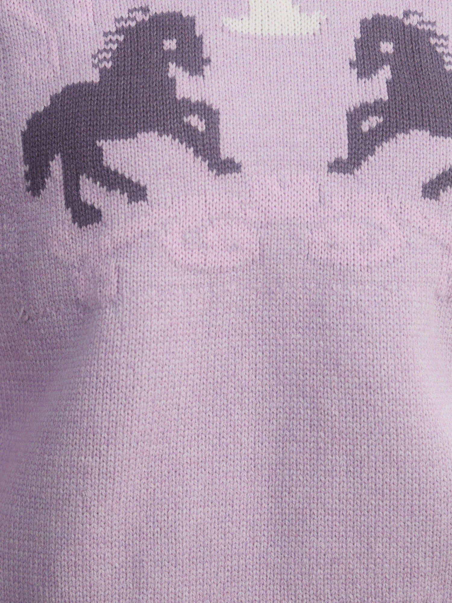 in two twos Retro Fairy Tale Pony Intarsia Knit Women&
