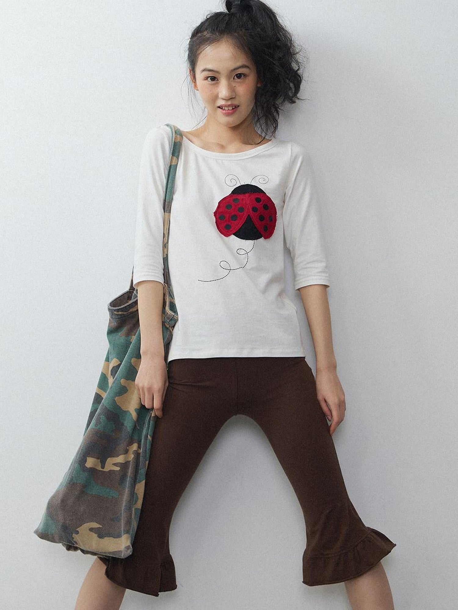 in two twos Vintage Lace Floral Slim Fit Women&
