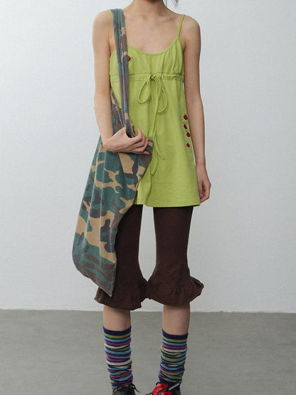 in two twos Vintage Ladybug Embroidered Layered Slip Style Women&