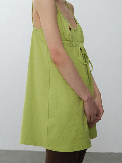 in two twos Vintage Ladybug Embroidered Layered Slip Style Women&
