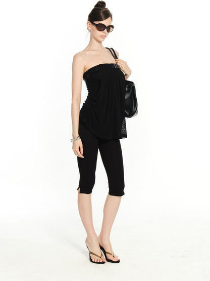 innerflow Black Belted Backless Comfortable Slimming Women&