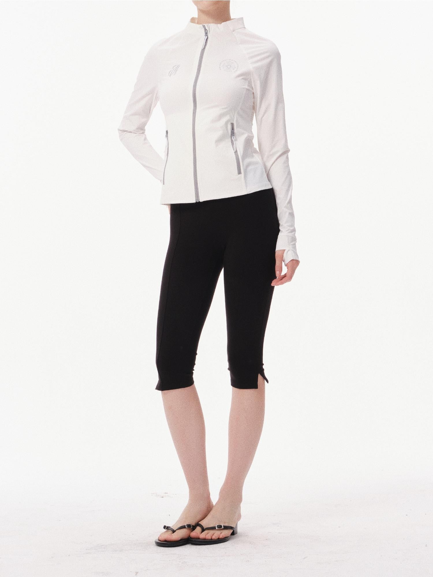 innerflow Black Yoga Slim Fit Natural Waist Women&