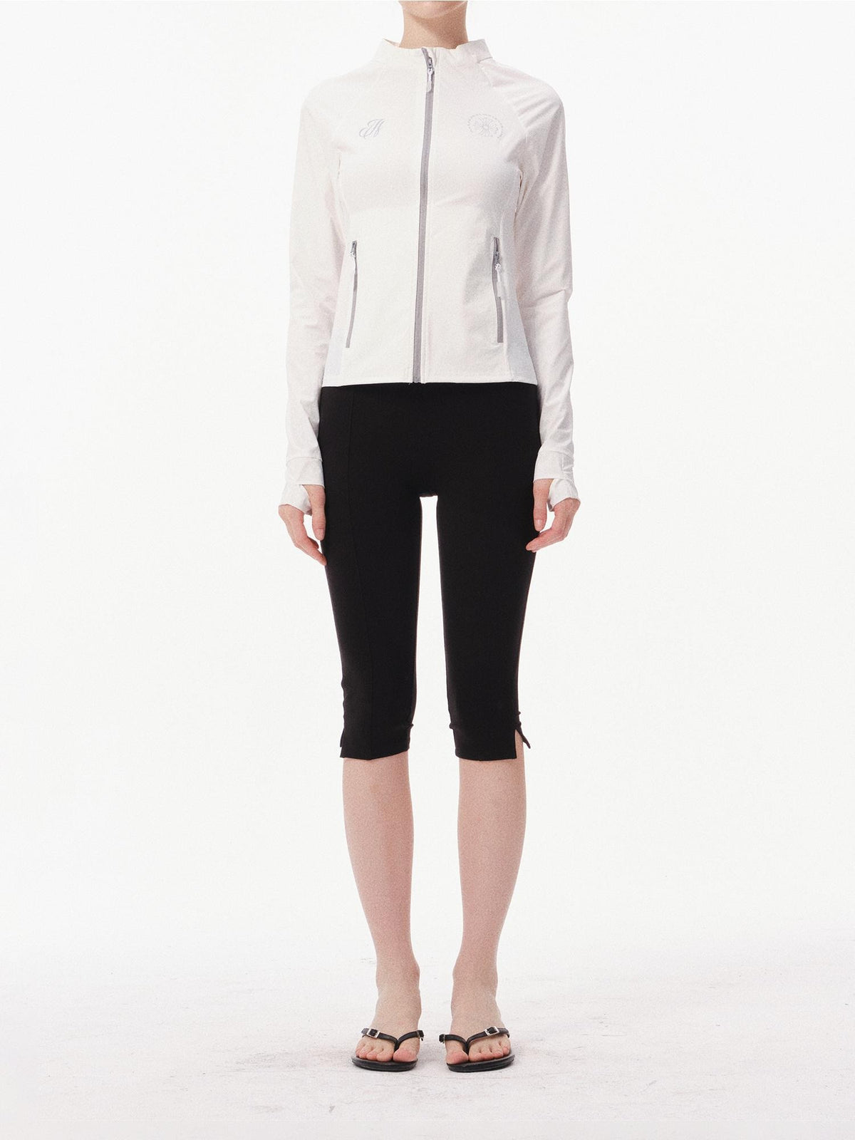 innerflow Black Yoga Slim Fit Natural Waist Women&