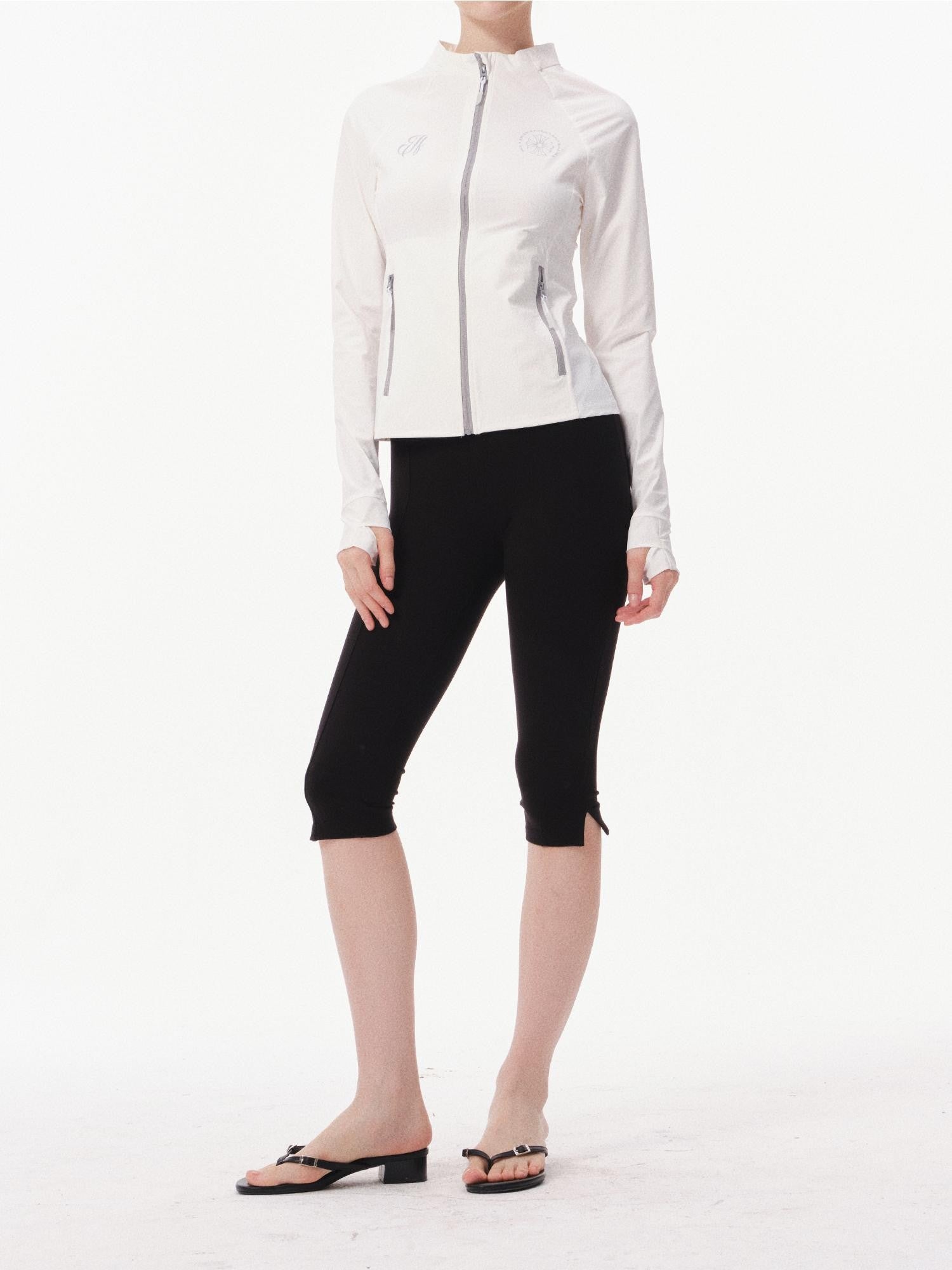 innerflow Black Yoga Slim Fit Natural Waist Women&