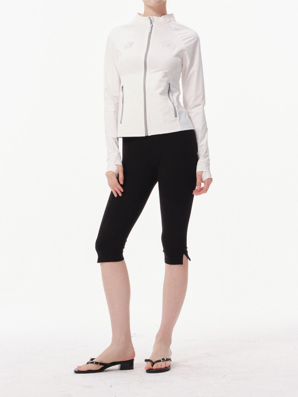 innerflow Black Yoga Slim Fit Natural Waist Women&