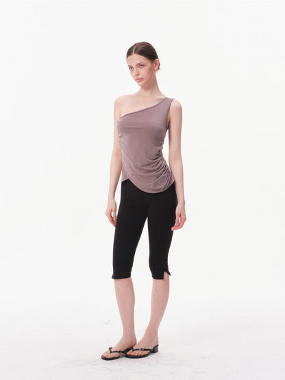 innerflow Black Yoga Slim Fit Natural Waist Women&
