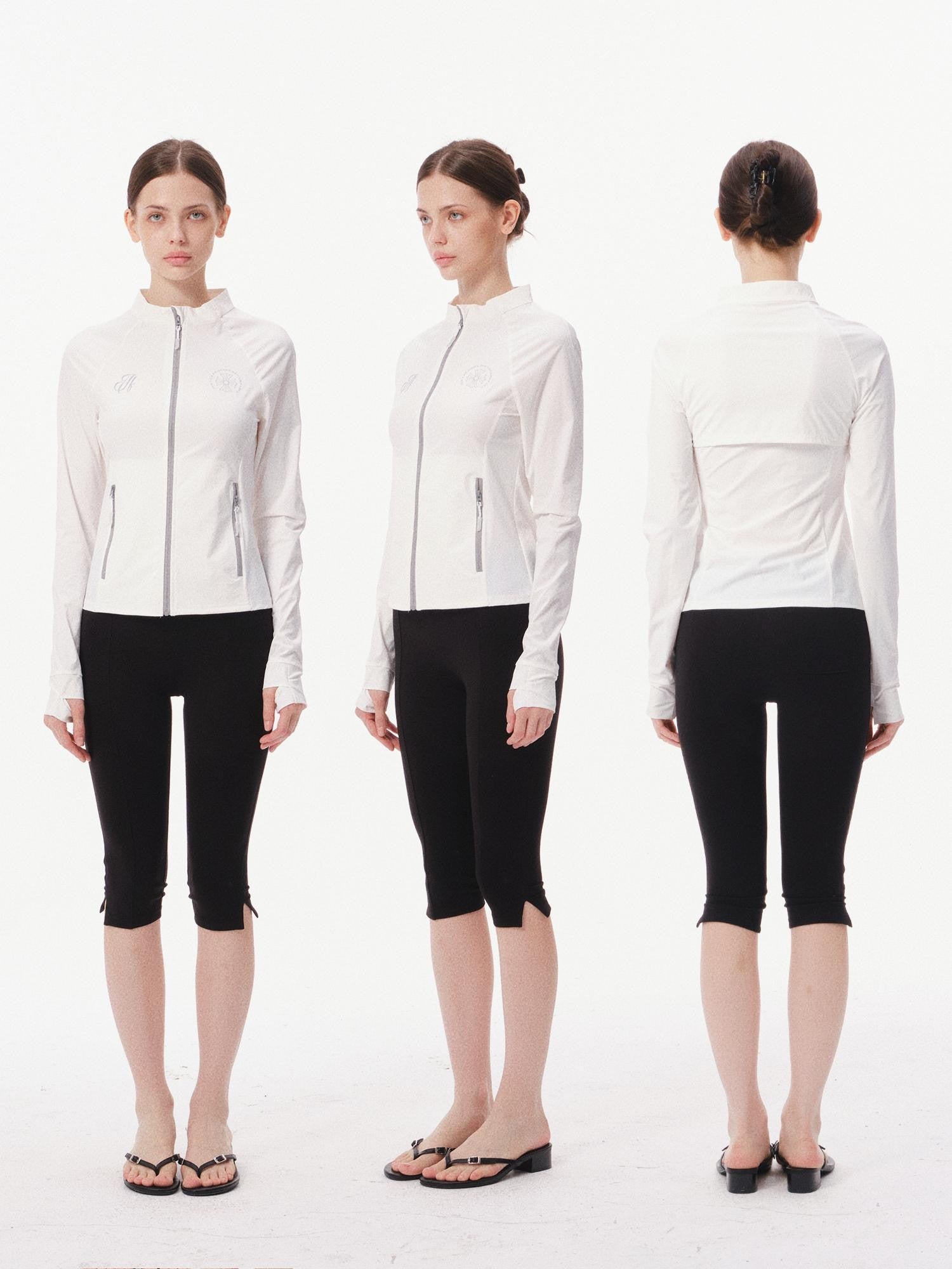innerflow Black Yoga Slim Fit Natural Waist Women&