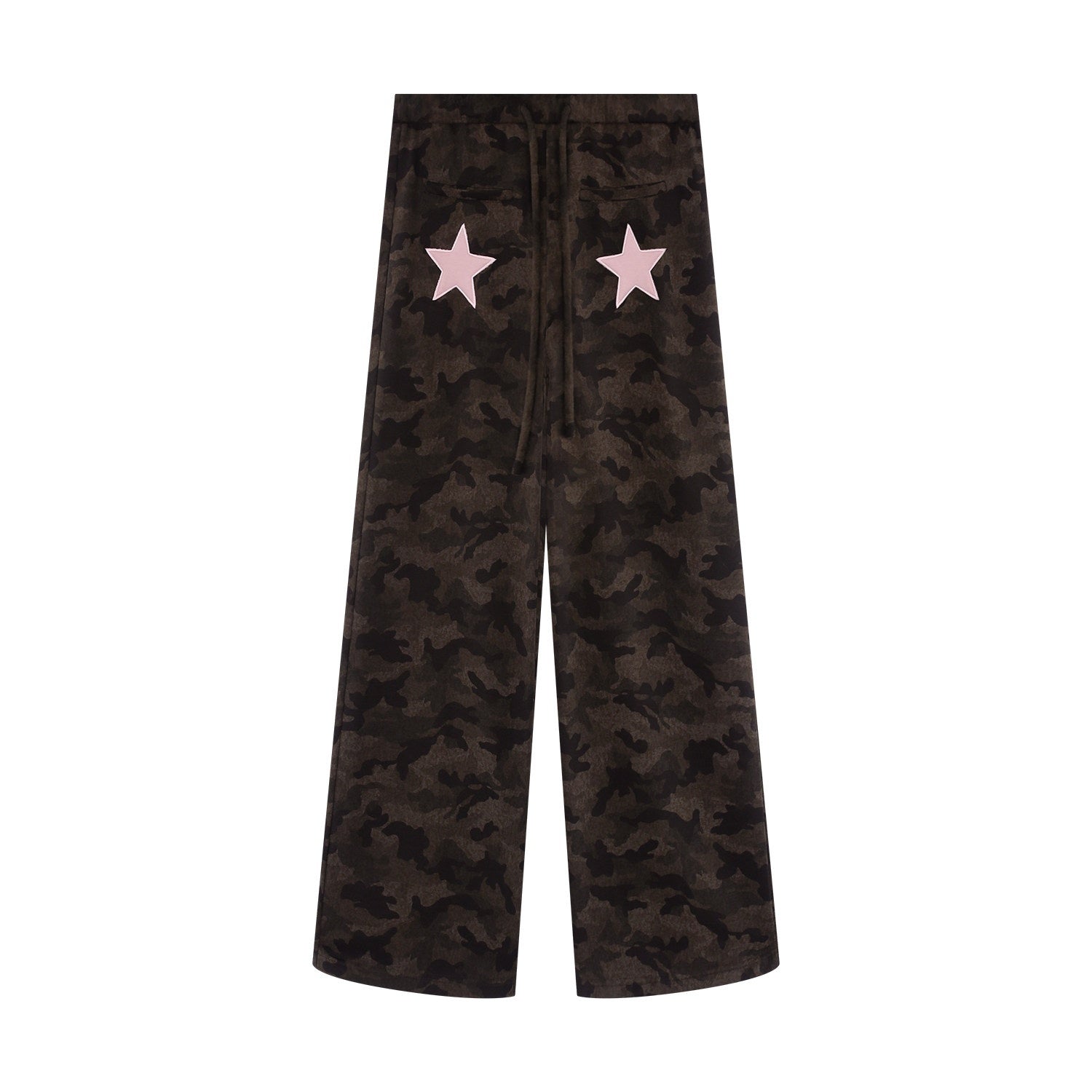 innerflow_Camouflage_Contrast_Star_Applique_Women&