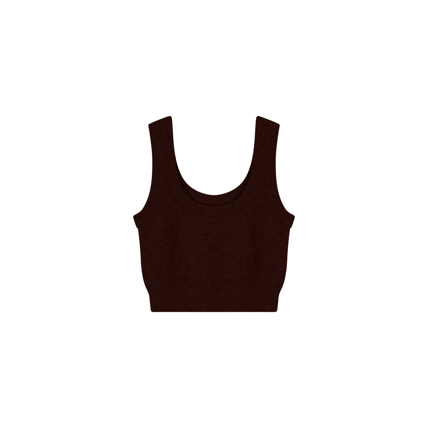 innerflow_Deep_Brown_Wool_Knit_Cardigan_Vest_Relaxed_Women&