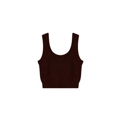 innerflow_Deep_Brown_Wool_Knit_Cardigan_Vest_Relaxed_Women&