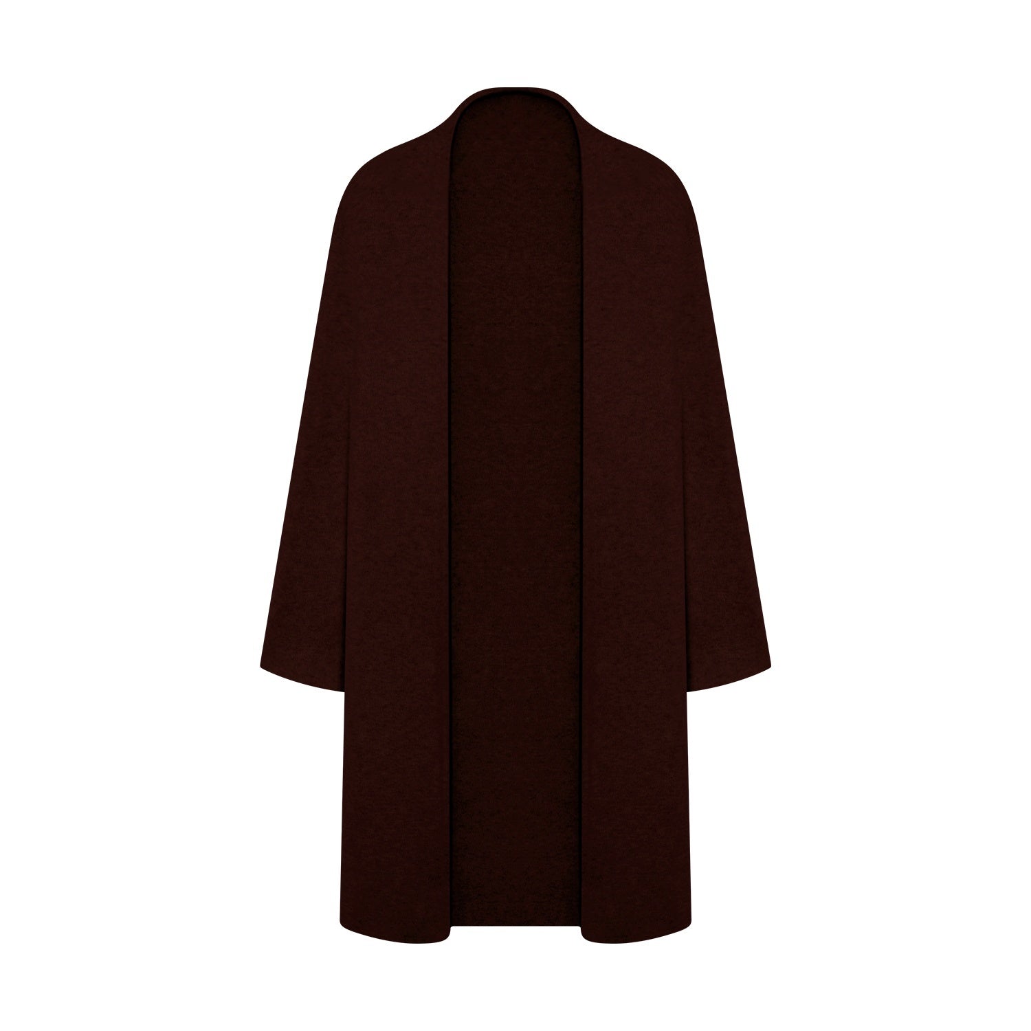 innerflow_Deep_Brown_Wool_Knit_Cardigan_Vest_Relaxed_Women&