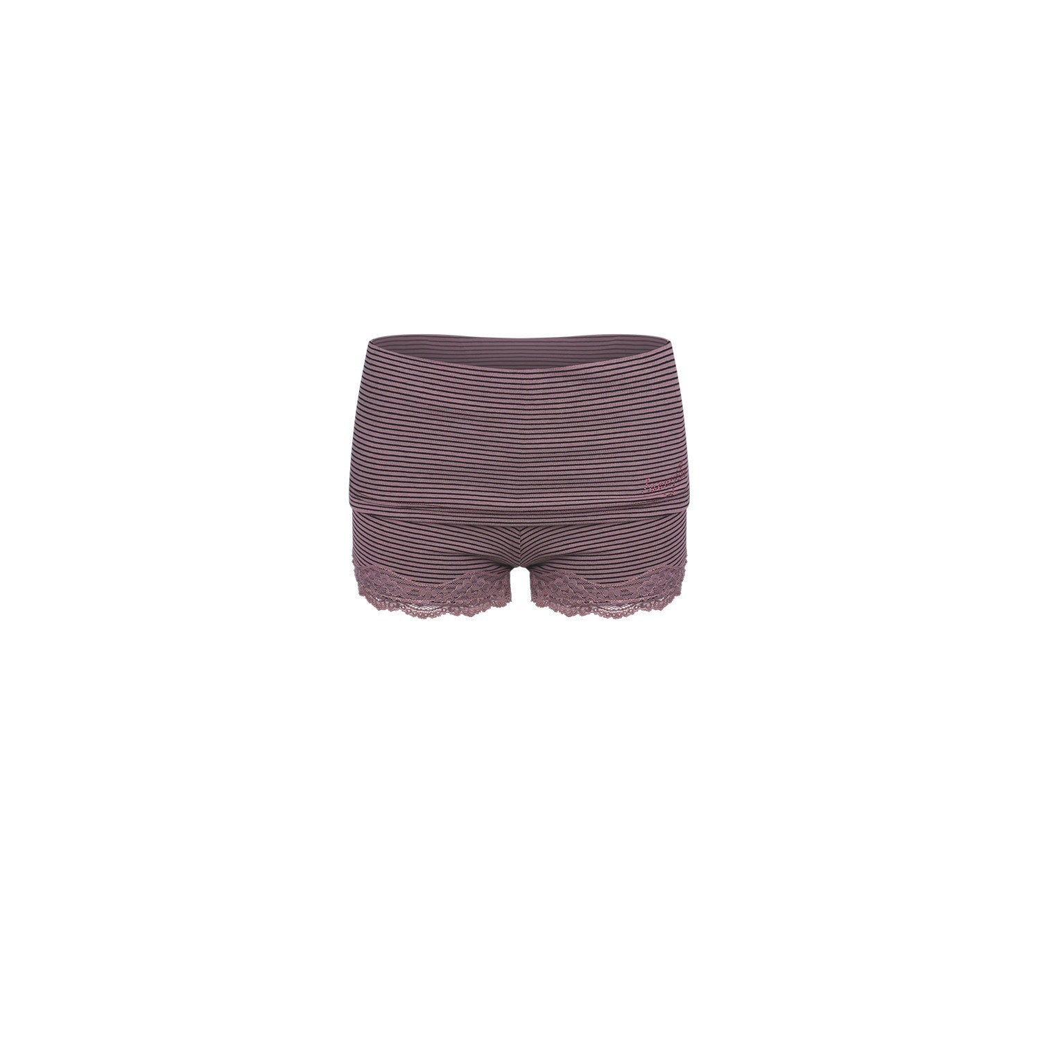 innerflow_Drapey_Purple_Striped_Lace_V-neck_Women&