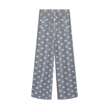 innerflow_Gray_Polka_Dot_Cardigan_Camisole_Women&