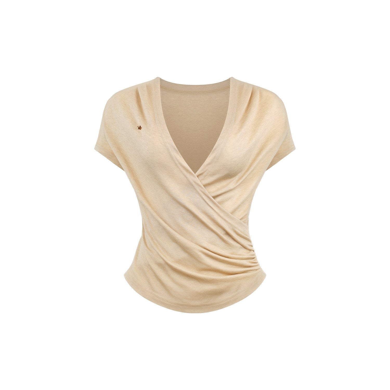 innerflow_Khaki_Green_Deer_Print_Colorblock_Women&