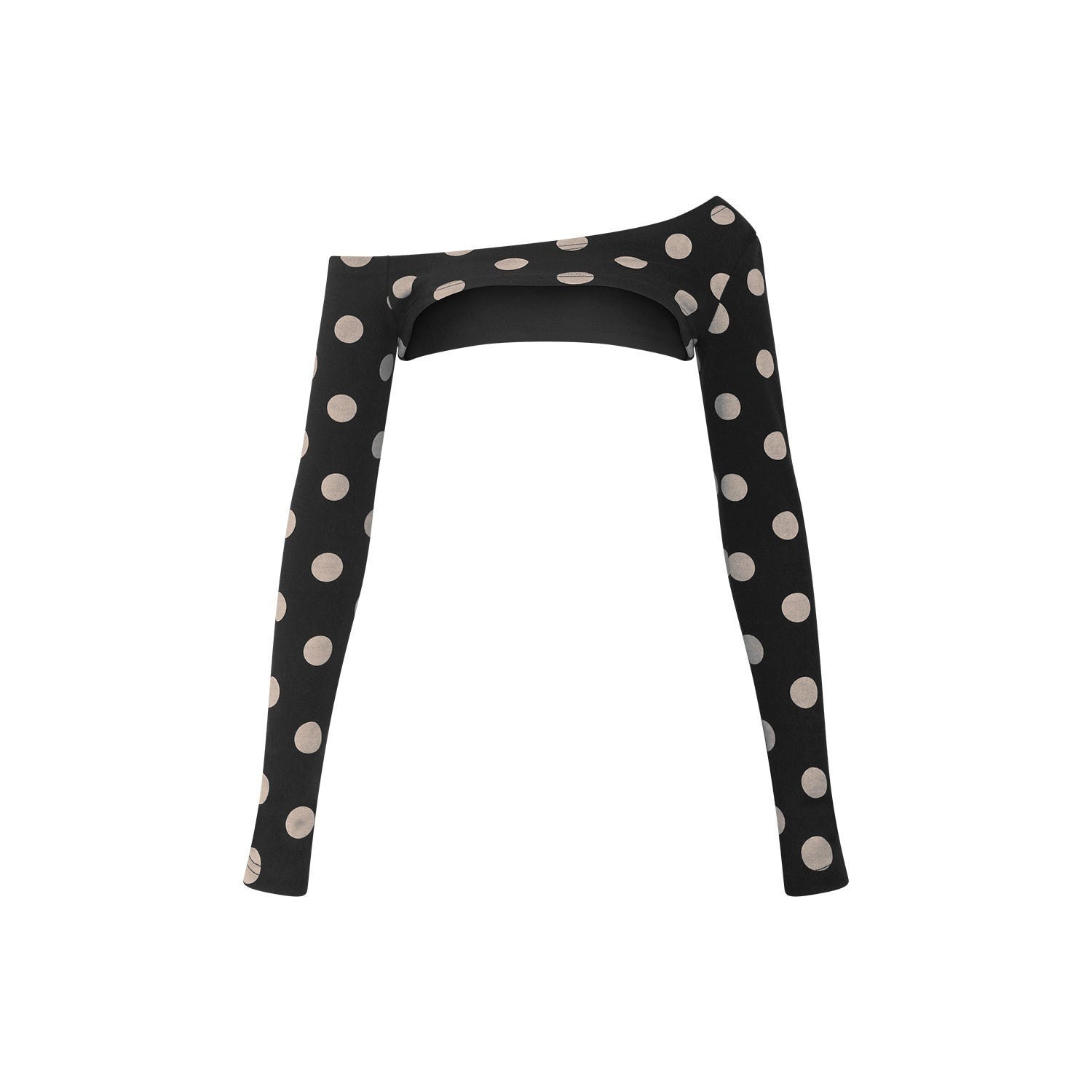 innerflow_Khaki_Polka_Overlay_Cat_Cami_Black_Polka_Pants_Women&