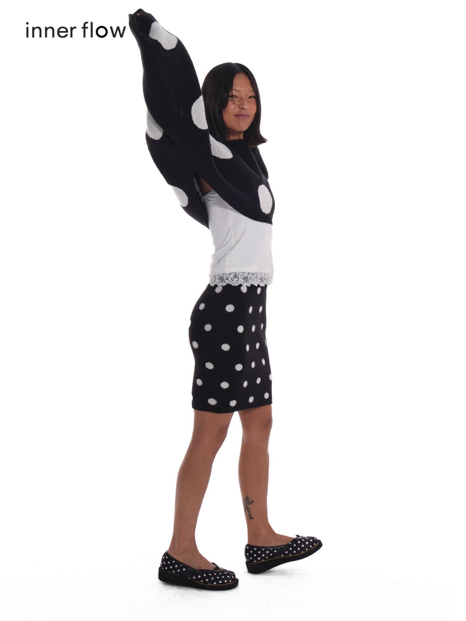innerflow Large Polka Dot One Shoulder Women&