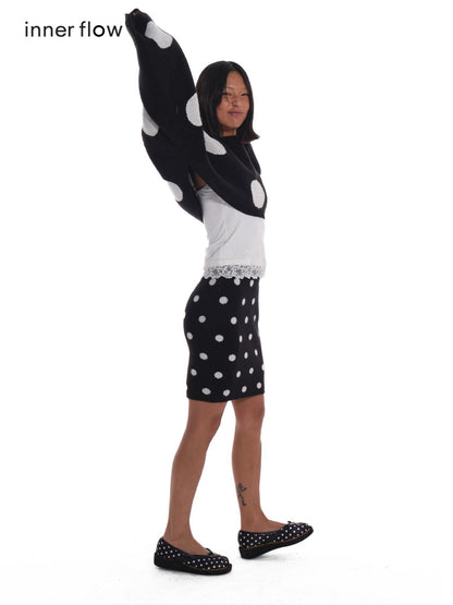 innerflow Large Polka Dot One Shoulder Women&